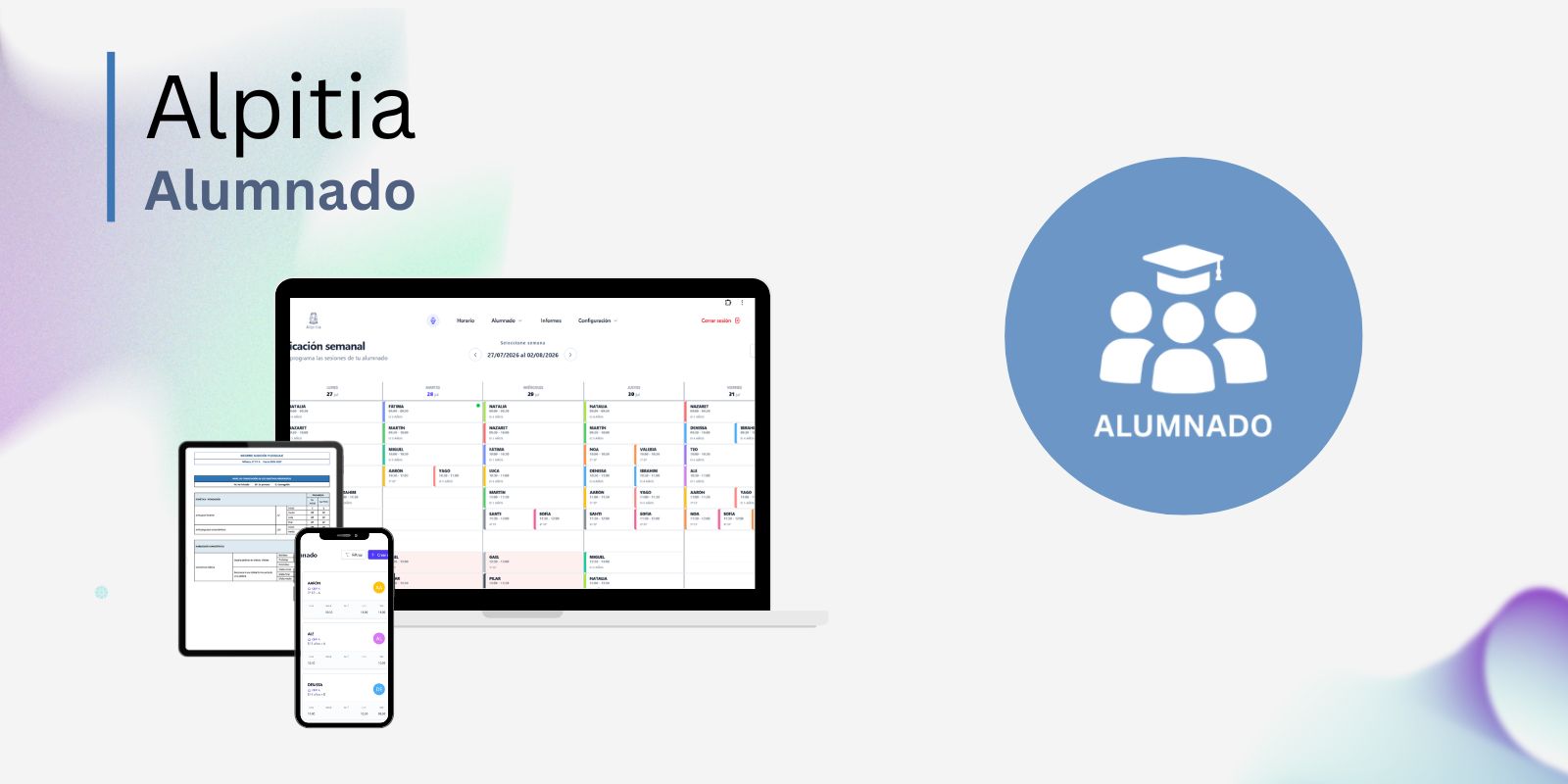 Tutorial 2: El menú Alumnado